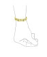 ფოტო #5 პროდუქტის Stylish Masculine Geometric Infinity Key Link Bracelet Men Gold Tone Stainless Steel 8.5 Inch Length 12MM Width
