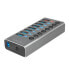 Фото #2 товара LogiLink UA0387 - USB 3.2 Gen 1 (3.1 Gen 1) Type-B - USB 3.2 Gen 1 (3.1 Gen 1) Type-A - 5000 Mbit/s - Grey - Aluminium - 60 W