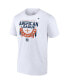 Фото #3 товара Men's White Houston Astros 2022 American League Champions Locker Room Big and Tall T-shirt