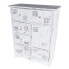 Фото #1 товара Тумба с ящиками DKD Home Decor 78 x 38 x 102 cm Деревянный Белый Изношенный