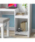 Фото #2 товара House-Shaped Desk With A Cushion Stool, White