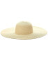 Фото #1 товара Surell Accessories Large Paper Straw Floppy Picture Hat Women's Brown