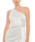 Фото #5 товара Women's Ieena Draped One Shoulder Satin Gown