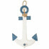 Decorative Figure Alexandra House Living White Wood Anchor 6 x 40 x 30 cm