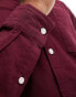 Фото #3 товара ASOS DESIGN regular fit oxford shirt in oxblood