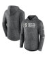 Фото #1 товара Men's Heather Charcoal Seattle Kraken Stacked Long Sleeve Hoodie T-shirt