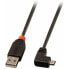 Фото #1 товара Кабель USB 2.0 A — Micro USB B LINDY 31975 50 cm Чёрный