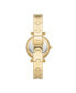 ფოტო #3 პროდუქტის Women's Carlie Sport Mini Three Hand, Gold Tone Stainless Steel Bracelet Watch 28mm