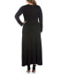 Фото #3 товара Women's Plus Size Maxi Dress
