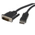 StarTech.com 10ft (3m) DisplayPort to DVI Cable - DisplayPort to DVI Adapter Cable 1080p Video - DisplayPort to DVI-D Cable Single Link - DP to DVI Monitor Cable - DP 1.2 to DVI Converter - 3 m - DisplayPort - DVI-D - Male - Male - Straight