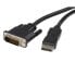 Фото #2 товара StarTech.com 10ft (3m) DisplayPort to DVI Cable - DisplayPort to DVI Adapter Cable 1080p Video - DisplayPort to DVI-D Cable Single Link - DP to DVI Monitor Cable - DP 1.2 to DVI Converter - 3 m - DisplayPort - DVI-D - Male - Male - Straight