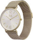 Фото #2 товара Ice-Watch City Milanese Damen Armbanduhr Quarz mit Edelstahlarmband Gold Matte 012706 Small