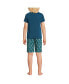 ფოტო #2 პროდუქტის Big Boys Short Sleeve Tee and Shorts Pajama Set