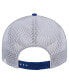 ფოტო #3 პროდუქტის Men's Royal Kansas Jayhawks Throwback Circle Patch 9Fifty Trucker Snapback Hat