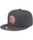 Фото #1 товара Men's Graphite Tampa Bay Buccaneers Historic Logo Storm II 59FIFTY Fitted Hat