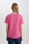 Фото #11 товара Kadın T-shirt W9584az/pn43 Pink