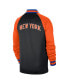 Фото #2 товара Men's Black, Orange New York Knicks 2022/23 City Edition Showtime Thermaflex Full-Zip Jacket