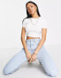 Фото #8 товара ASOS DESIGN fitted crop t-shirt in 2 pack SAVE