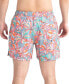 ფოტო #2 პროდუქტის Men's Oh Buoy 2N1 Flower Pop Print Volley 5" Swim Shorts