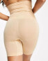 Фото #3 товара Fashionkilla glam high waisted shaping shorts in beige