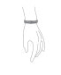 ფოტო #2 პროდუქტის Bali Style Good Luck Multi Elephant Bangle Cuff Bracelet For Women Solid Heavy Oxidized .925 Sterling Silver