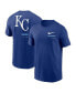 ფოტო #1 პროდუქტის Men's Royal Kansas City Royals Over the Shoulder T-shirt