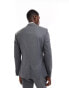 ASOS DESIGN skinny fit suit jacket with wool in charcoal grey