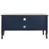 TV furniture DKD Home Decor Brown Navy Blue Paolownia wood 120 x 48 x 60 cm
