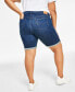 Фото #3 товара Trendy Plus Size Classic Bermuda Shorts