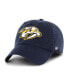 Фото #1 товара Men's Navy Nashville Predators Classic Franchise Flex Hat