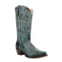 Фото #2 товара Roper Blair Wide Calf Snip Toe Cowboy Womens Blue Casual Boots 09-021-8127-1777