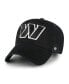 Фото #3 товара Men's Black Washington Commanders Clean Up Adjustable Hat