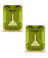 Фото #2 товара Peridot (3-3/8 ct. t.w.) Stud Earrings in 14K Yellow Gold