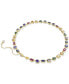 Фото #4 товара Gold-Tone Stilla Multicolor Crystal All Around Necklace, 15" + 2-3/4" extender