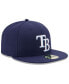Фото #3 товара Tampa Bay Rays Authentic Collection 59FIFTY Cap