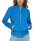 Фото #1 товара Women's Lightweight Zip-Detail Bomber Jacket