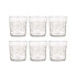 Beer Glass Leaf of a plant Transparent White Glass (380 ml) (18 Units)