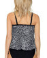 ფოტო #4 პროდუქტის Women's Coral Gables Printed Tankini Top, Created for Macy's