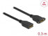 Delock 87099 - 0.3 m - DisplayPort - DisplayPort - Female - Female - 3840 x 2160 pixels