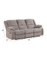 Hodge 88" Chenille Manual Recliner Sofa