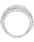 ფოტო #8 პროდუქტის Diamond Princess & Round Multirow Statement Ring (3 ct. t.w.) in 14k Gold