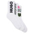 HUGO Stickerbomb 10261128 socks 3 pairs Белый, EU 40-46 - фото #2