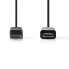 Nedis CCGB37100BK20 - 2 m - DisplayPort - HDMI Type A (Standard) - Male - Male - Straight