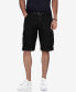 Фото #1 товара Men's Belted Twill Tape Cargo Shorts