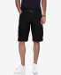 ფოტო #1 პროდუქტის Men's Belted Twill Tape Cargo Shorts