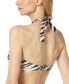 Фото #2 товара Women's Zebra-Print O-Ring Bikini Top