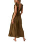 ფოტო #2 პროდუქტის Juniors' Nolee Ruffled Short-Sleeve Maxi Dress