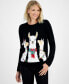 Women's Llama Crewneck Sweater, Created for Macy's