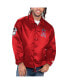 Men's Red Los Angeles Angels Option Route Satin Full-Snap Jacket