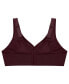 ფოტო #5 პროდუქტის Women's Full Figure Plus Size MagicLift Active Wirefree Support Bra